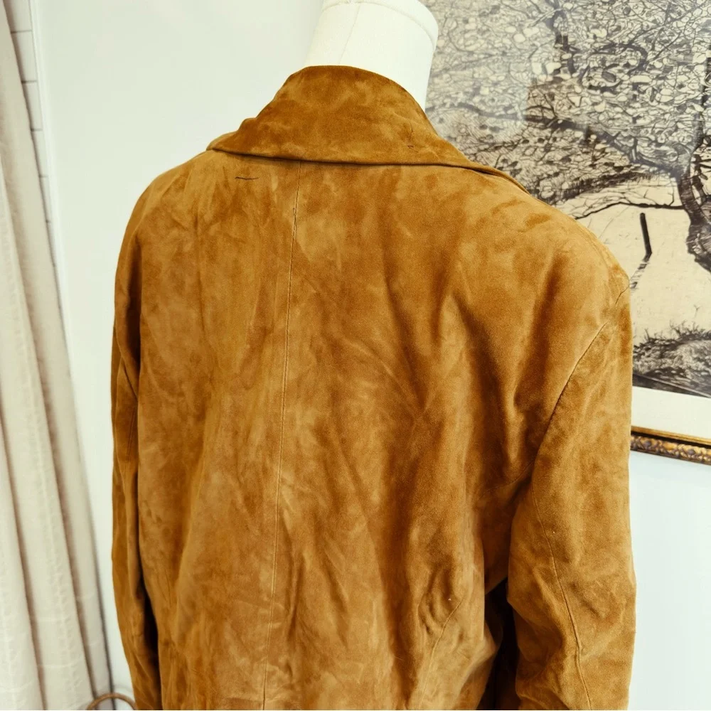 ✨ VINTAGE 1970s suede leather jacket